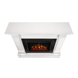 Silverton 48 in. Electric Fireplace in White - Super Arbor