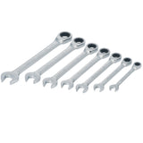 Craftsman 12 Point Metric Ratcheting Combination Wrench Set, 7 pc