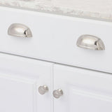 Deco 96 mm Center-to-Center Satin Nickel Cup Pull