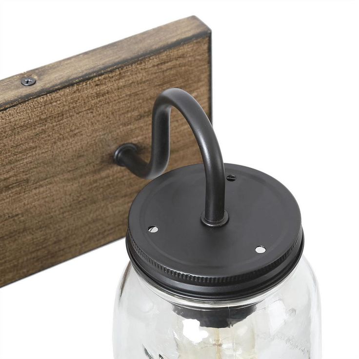 Vanity Araphi 3-Light Black Modern Farmhouse Metal Bathroom Wall Sconce with Walnut Wood Accents LED Compatible