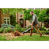 Worx TRIVAC 2.0 70 MPH 600 CFM Electric 12 Amp 3-in-1 Blower, Mulcher, Yard and Lawn Vacuum with Metal Impeller