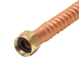 3/4 in. FIP x 3/4 in. Nominal Male Sweat x 18 in. Copper Water Heater Connector (7/8 in. O.D.) - Super Arbor