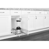 Rev-A-Shelf 11.5-in W x 6-in H 1-Tier Pull Out Metal Baskets & Organizers