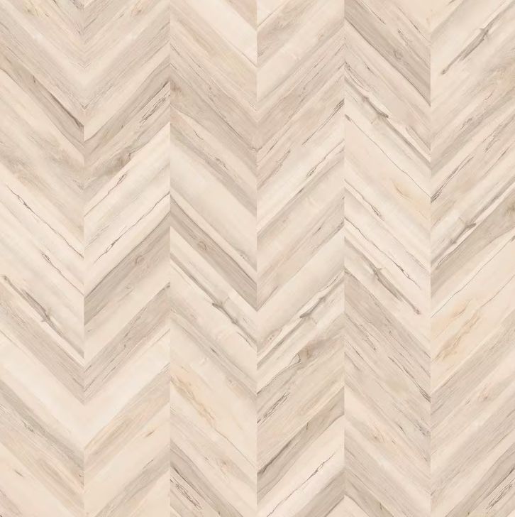 Chevron Navarra Maple 12 MIL x 12 in. W x 28 in. L Click Lock Waterproof Luxury Vinyl Plank Flooring (18.9 sq. ft./Case)