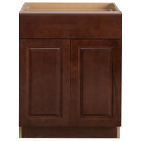 Benton Assembled 12x34.5x24.5 in. Base Cabinet with Soft Close Full Extension Drawer in White - Super Arbor