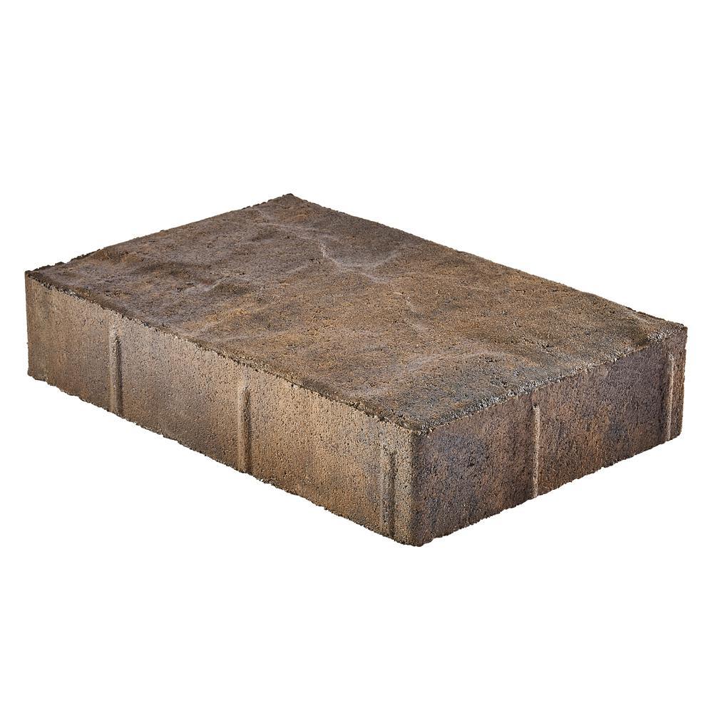Taverna 11.81 in. L x 7.87 in. W x 1.97 in. H Rectangle Earth Blend Concrete Paver (192-Piece/124 sq. ft./Pallet) - Super Arbor