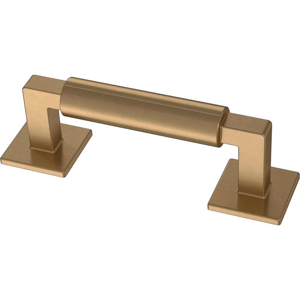 Modern Post 5-1/16 in. (128 mm) Champagne Bronze Drawer Pull - Super Arbor