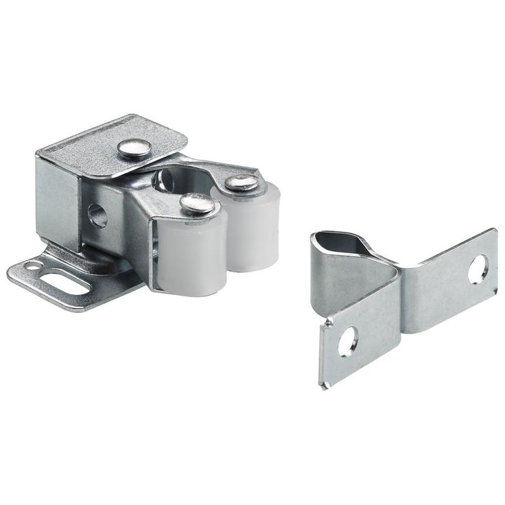 Double Roller Catch with Spear, Zinc Plated (1-Pack)