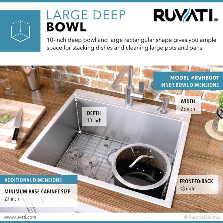 Drop-In Tight Radius Topmount Stainless Steel 25 in. 16-Gauge Single Bowl Kitchen Sink