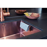 Straight Stainless Steel Cloth Holder in Copper