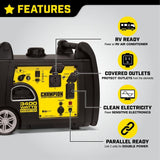 CHAMPION POWER EQUIPMENT 3400-Watt Gasoline Powered Recoil Start Portable Inverter Generator with 192 cc Engine