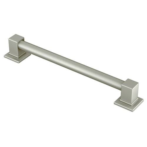 Moen 90 Degree 36-in Brushed Nickel Wall Mount (ADA Compliant) Grab Bar