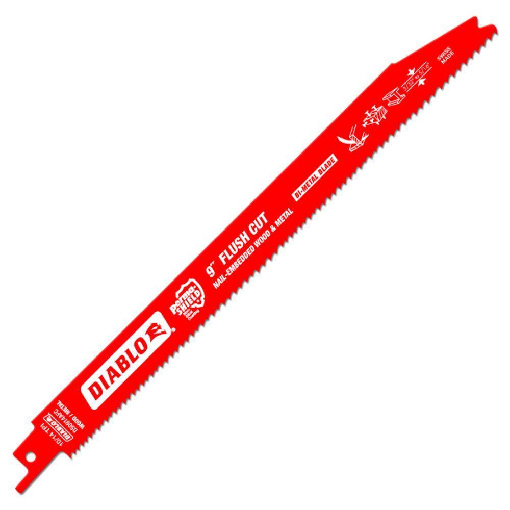9 in. 10/14  TPI  Flush Cutting Reciprocating Saw Blade - Super Arbor