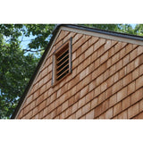 12 in. x 12 in. Square Unfinished Wood Paintable Gable Louver Vent - Super Arbor
