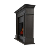 Thayer 54 in. Electric Fireplace in Gray - Super Arbor