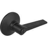 Freedom Matte Black Bed and Bath Door Lever (4-Pack)