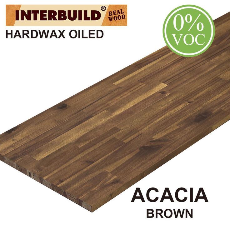 Acacia 6 ft. L x 25 in. D x 1 in. T Butcher Block Countertop in Brown Oil Stain