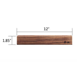 Walnut Wood 12 in. Magnetic Knife Bar