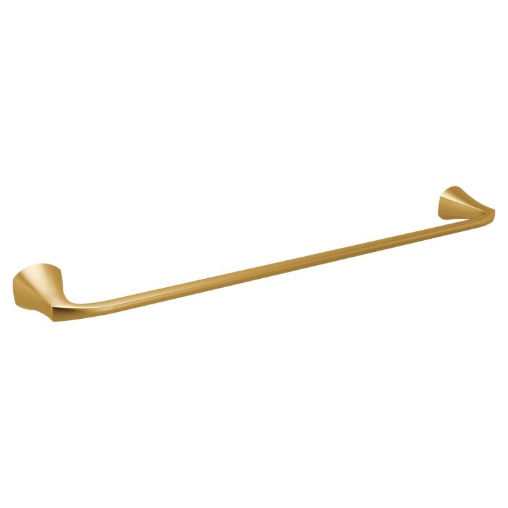 Moen Lindor 24-in Brushed Nickel Wall Mount Single Towel Bar