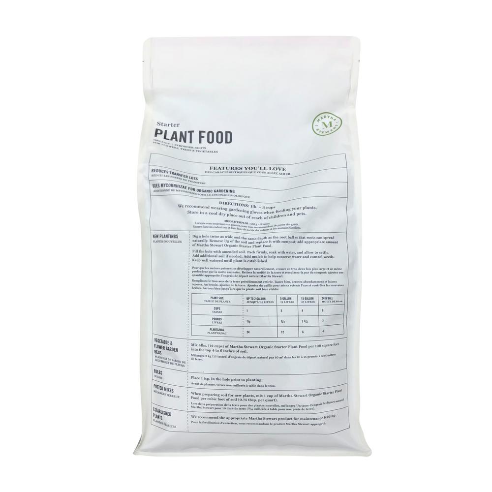 Martha Stewart Living 8 lbs. Premium Organic Mycorrizae Starter for Flowers, Vegetables, Trees and Shrubs - Super Arbor