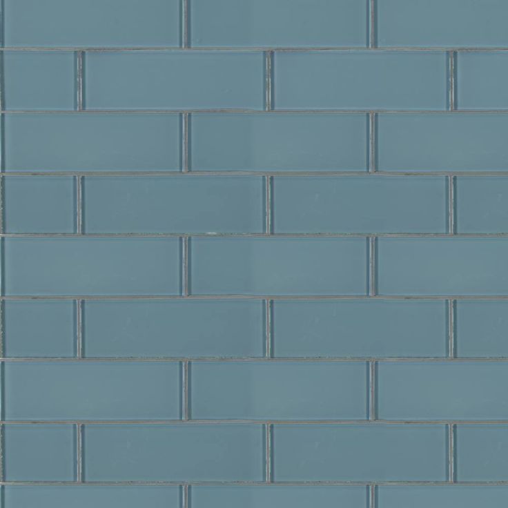 MSI Harbor 3 in. x 9 in. x 8mm Glossy Glass Gray Subway Tile (3.8 sq. ft. / case)