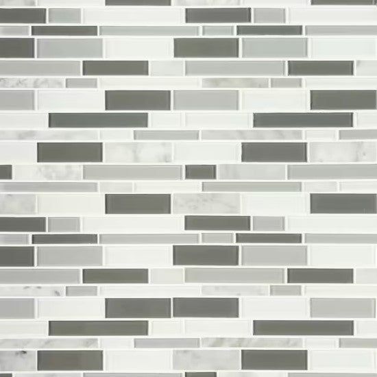 MSI Textured Positano Interlocking 12 in. x 12 in. x 6mm Multi-Surface Mesh-Mounted Mosaic Tile ( 15 sq. ft. / case )