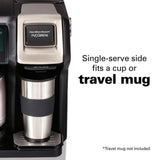 Flex Brew 2-Way 10-Cup Black Drip Coffee Maker with Thermal Carafe
