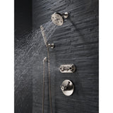 Trinsic 1-Spray 1 in. Single Wall Mount Handheld Shower Head in Stainless - Super Arbor