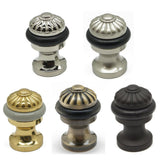 Solid Brass Melon Bullet Floor Door Stop in Oil-Rubbed Bronze - Super Arbor