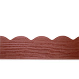EasyFlex 20 ft. Red Woodgrain 2-in-1 Plastic Landscape Edging Kit - Super Arbor