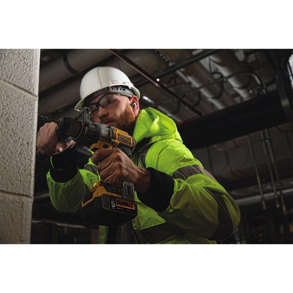 20-Volt MAX XR Lithium-Ion 1/2 in. Premium Cordless Brushless Hammer Drill (Tool-Only) with XR 5Ah Battery Pack