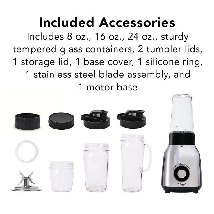 42 oz. 4-Speed Chrome Personal Blender