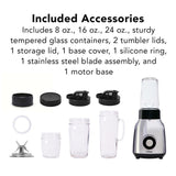 42 oz. 4-Speed Chrome Personal Blender