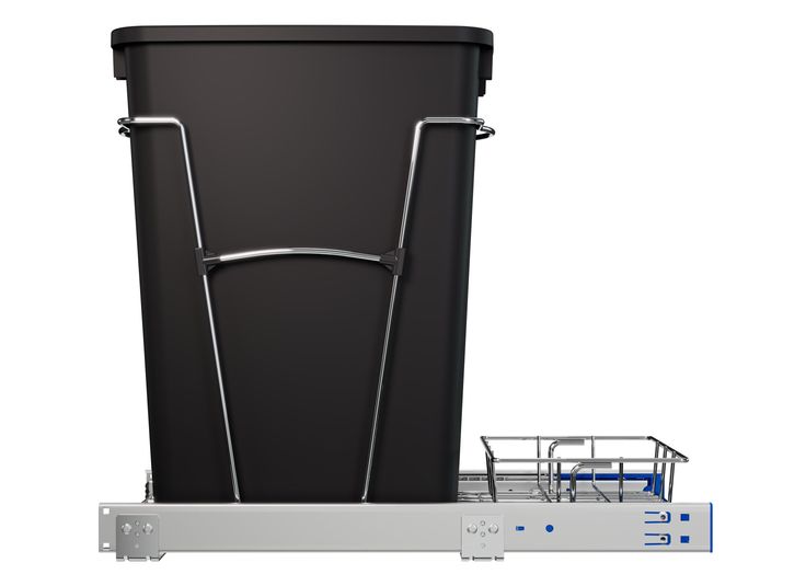 Rev-A-Shelf 35-Quart Plastic Soft Close Pull Out Trash Can