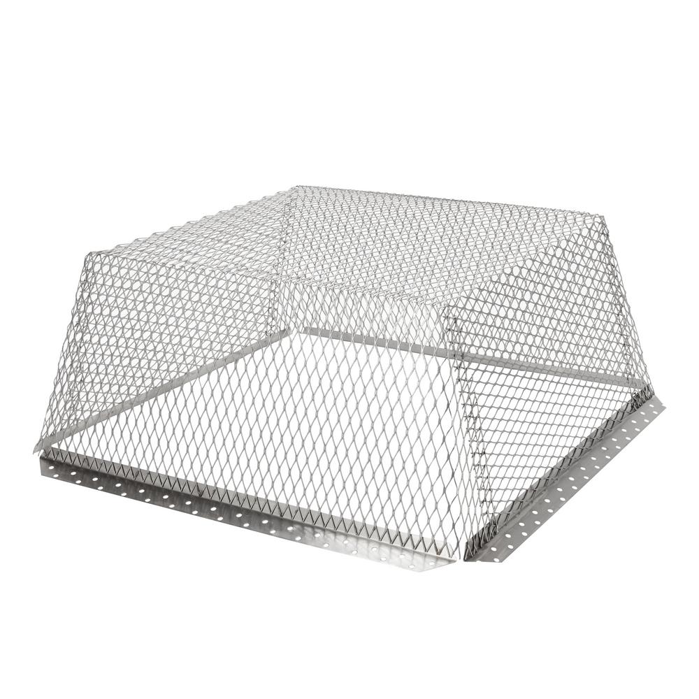 VentGuard 25 in. x 25 in. x 12 in. Roof Wildlife Exclusion Screen in Stainless Steel - Super Arbor