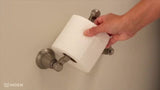 Moen Iso Pivoting Double Post Toilet Paper Holder in Chrome