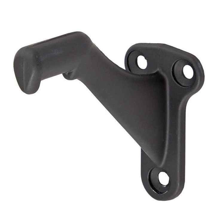 Everbilt Matte Black Handrail Bracket