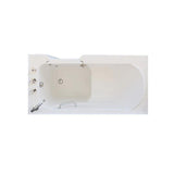 5 ft. Rectangular Right Drain Walk-In Non-Whirlpool Tub in White - Super Arbor