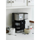 12-Cup Programmable Black Coffee Maker with Hot Water Dispenser