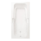 Montrose II 72 in.¬†Acrylic Reversible Drain Rectangular Drop-In Air Bath Tub in White - Super Arbor