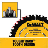 DEWALT 2-Pack 7-1/4-in 24 and 40 Set-Tooth Tungsten Carbide-Tipped Steel Circular Saw Blade Set
