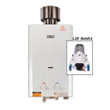 Eccotemp L5 1.5 GPM Portable 37,500 BTU Liquid Propane Outdoor Tankless Water Heater with Flojet Water Pump - Super Arbor