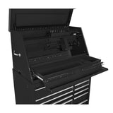 41 in. 11-Drawer Tool Chest and Cabinet Combo in Black - Super Arbor