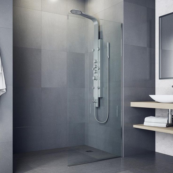 Mateo 59.5 in. 6-Jet High Pressure Shower Panel System with Rainhead Fixed Handheld Dual Shower in Stainless Steel
