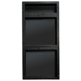 Redi Niche 16 in. x 34 in. Triple Shower Niche Set in Black - Super Arbor