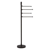Allied Brass Soho Collection Free Standing 4 Pivoting Swing Arm Towel Stand in Oil Rubbed Bronze