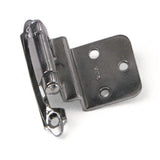 Inset Antique Brass 3/8 in. Self-Closing Hinge (1-Pair) - Super Arbor
