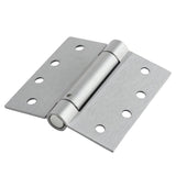 4 in. Satin Chrome Adjustable Spring Door Hinge
