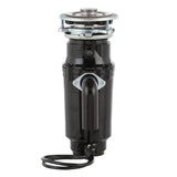 Everbilt Designer Series 3/4 HP Continuous Feed Garbage Disposal with Brushed Nickel Sink Flange and Attached Power Cord