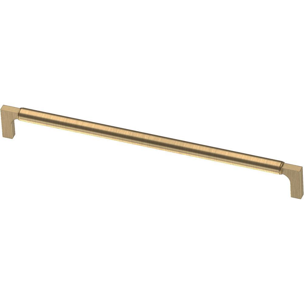 Artesia 11-5/16 in. (288mm) Center-to-Center Champagne Bronze Drawer Pull - Super Arbor